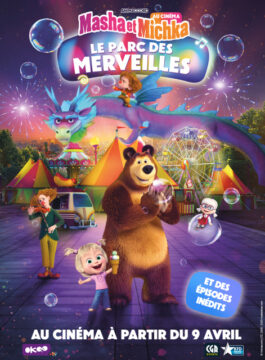 Affiche MASHA ET MICHKA AU CINÉMA: PARC DES MERVEILLES ET AUTRES AVENTURES