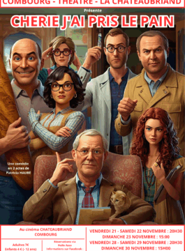Affiche THÉÂTRE: CHÉRIE J'AI PRIS LE PAIN